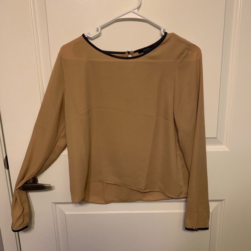 Tan Blouse